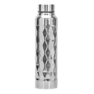 Diamond Pattern Stainless Steel Bottle