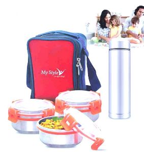 Family 4 Pcs Stainless Steel Lunch Box