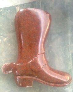 Red Foot Granite Statue