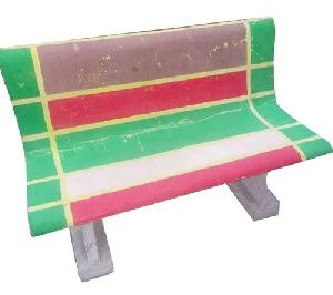 Color Coated RCC Garden Bench