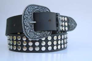 Leather studds belts