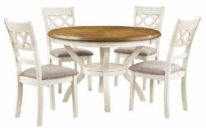 Nantes Round Dining Table Set - 4 Seater