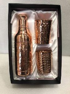 Copper Bottle Glass Set
