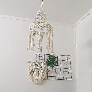 Aniakst Decorative Handmade Bohemian Macrame Lamps/Chandeliers, Ceiling Lamps, Bohemian Lamps, Handmade Lamps