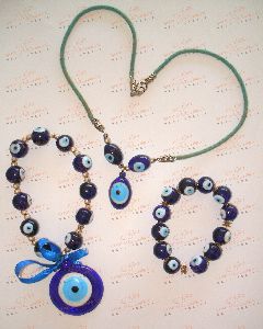 Glass Evil Eye Bracelet