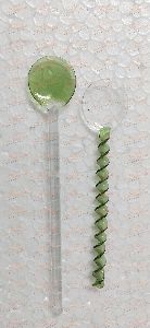 Plain Twisted Glass Spoon