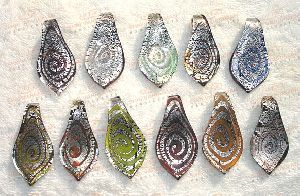 Small Nagfani Bhawars Glass Pendant
