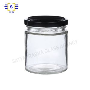 63 mm Glass Round Lug Jars