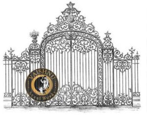 WROUGHT IRON DESIGNER GATE