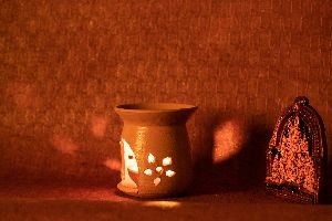 Handcrafted Clay Diya/Diffuser Festive Decor