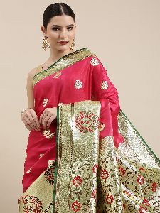 ABL126 Banarasi Satin Silk Sarees