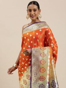 ABL66 Banarasi Satin Silk Sarees