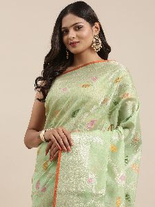 MELBRSLK27 Banarasi Mulberry Silk Sarees