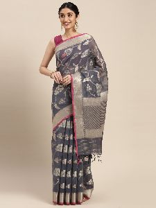 MSWRCTN80 Banarasi Mercerised Cotton Sarees