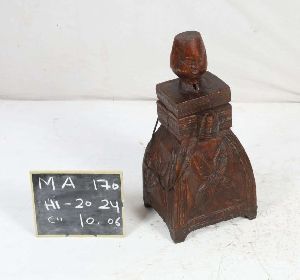 Antique Wooden Butter Pot