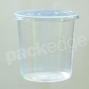 1 Ltr. Disposable Plastic Food Container