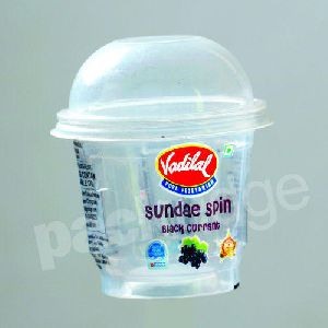 125ml Ice Cream Cup with Lid