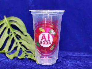 300ML Custom printed Soda glass