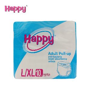 Happy Disposable Adult Pull Up Diaper-L/XL10