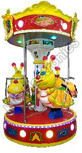 3 Player Snail Carousel Kiddie Ride