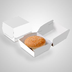 Plain Burger Packaging Box