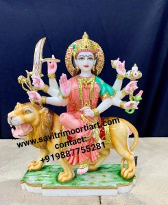 Marble Durga murti