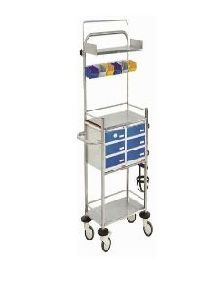 ABS and Stainless Steel Crash Cart