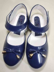 Kids Blue Bow Tie Sandals