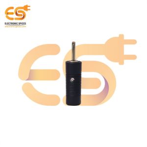 2mm 10A Black Color Male Plug Banana Connector