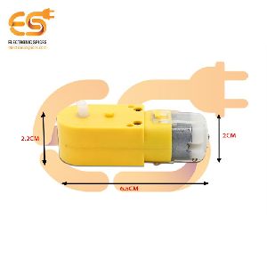 60 rpm BO single shaft 3V - 9V DC motor straight