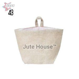 Plain Jute Cosmetic Bag
