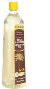 Tropics Cold pressed coconut oil 1 Liter