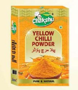 Yellow Chilli Powder Box