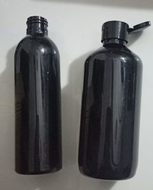 Black Shampoo Bottle