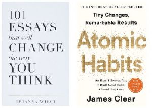 101 Essays That Will Change The Way You Think & Atomic Habits Combo Book