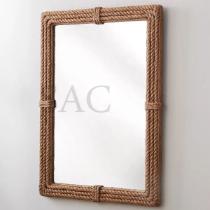 Handmade Rope Wall Mirror