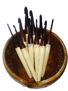 Maple Wood Crochet Hooks Set