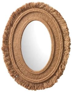 Nautical Coastal Oval Rope Mirror