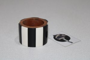 Black & White Resin Napkin Ring