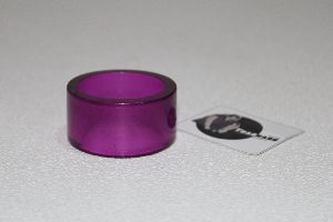 Blue Resin Napkin Ring In Plain Design Blue Serviette Ring From Tradnary