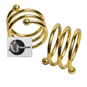 Gold Spiral Shape Napkin Ring