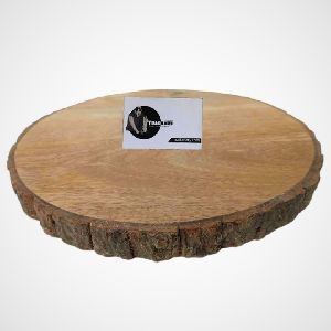 Wooden Bark Coaster