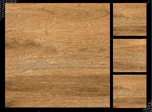 600x600mm Country Wood Brown Finish Ceramic Tiles