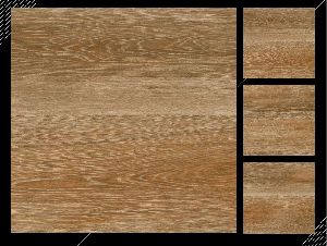 600x600mm Maple Wood Brown Finish Ceramic Tiles
