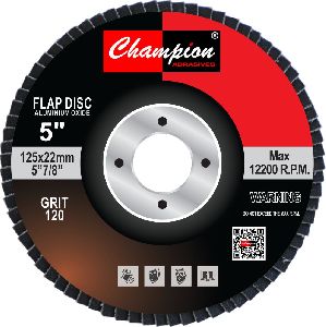5 Inch 120 Grit Fibreglass Flap Disc