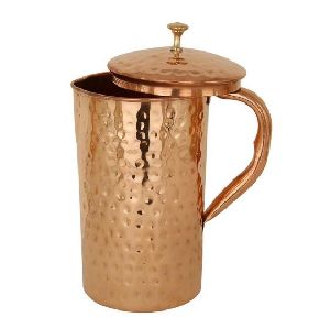 Hammered Pure Copper Jug