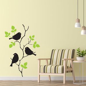 Bird Sitting Art Design