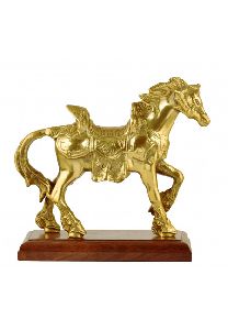 Brass Decorative Horse Showpiece