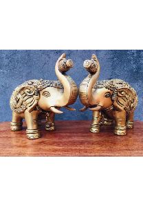 Brass Elephant Statue