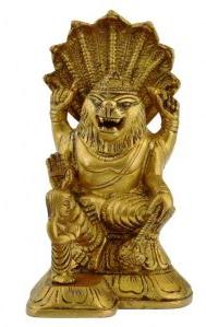 Brass Narasimha Statue